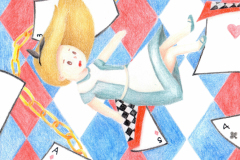 Alice-in-wonderland-Color-pencil
