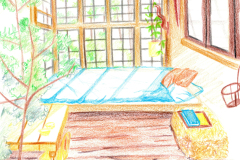 daily-sketches-in-color-pencil-cottage-house