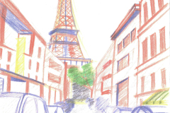 daily-sketches-in-color-pencil-street-of-paris