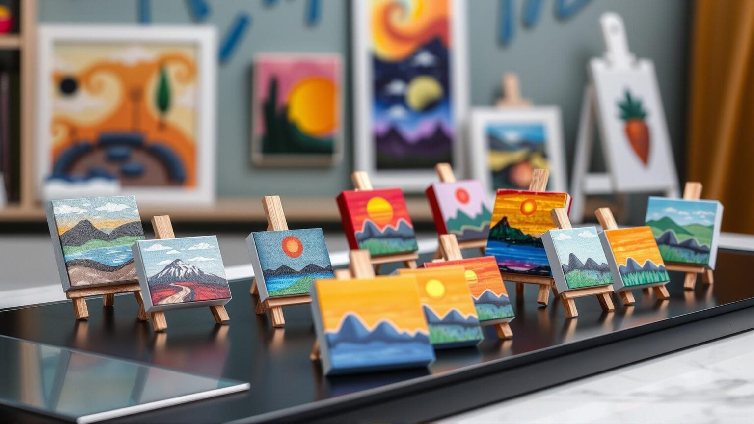 Tiny Masterpieces Unveiled In Mini Canvas Art Creations Rabbit And Tiny Masterpieces Unveiled In Mini Canvas Art Creations Rabbit And