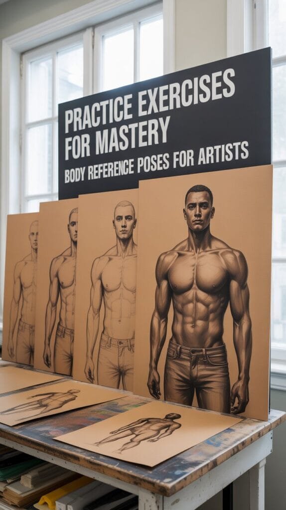 Master Body Reference Poses for Dynamic Figure Drawing