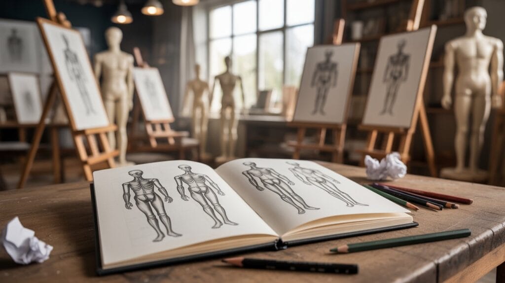 Master Body Reference Poses for Dynamic Figure Drawing
