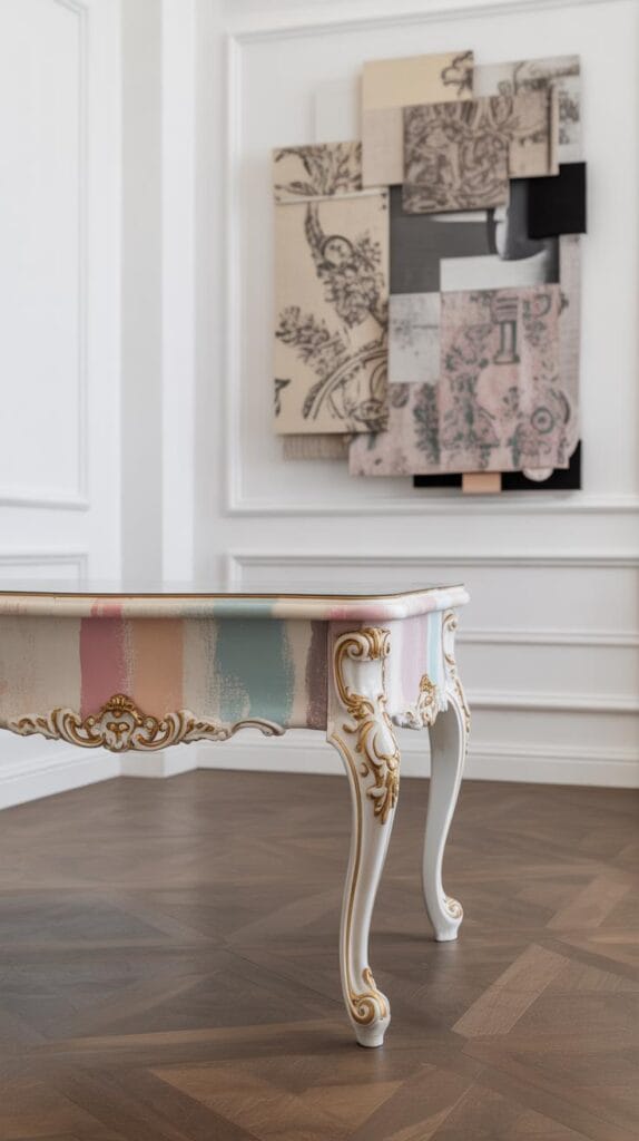Elegance Of French Rococo Explored Through Mixed Media Art – Rabbit And ...
