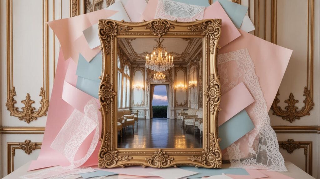 Elegance Of French Rococo Explored Through Mixed Media Art – Rabbit And ...