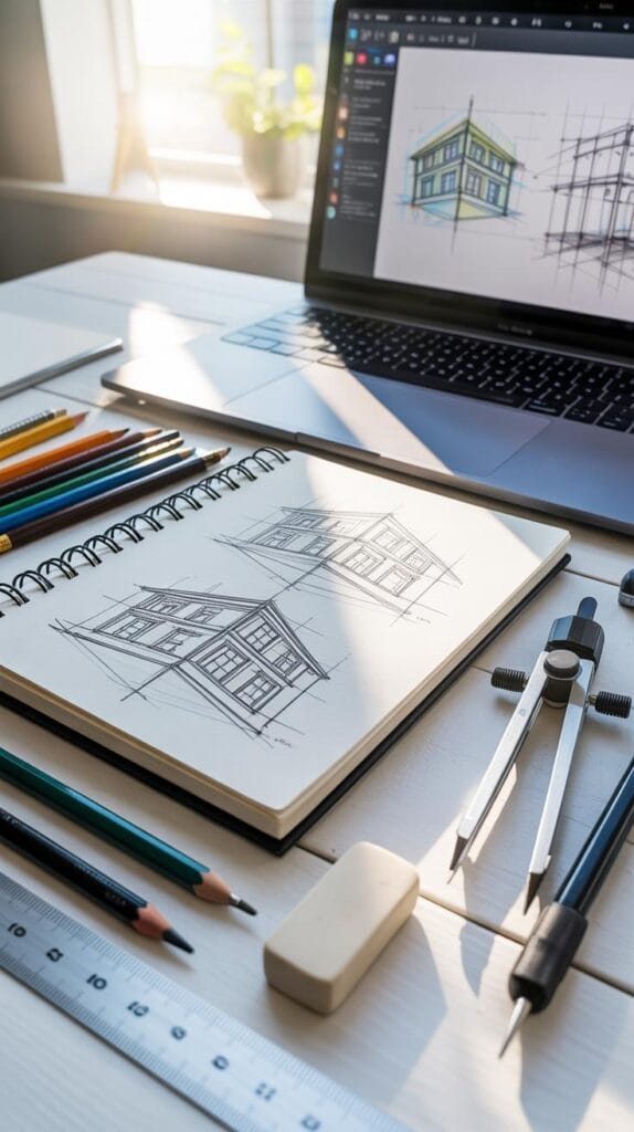 Perspective Drawing Lessons For Effective Drawing Practice – Rabbit And ...