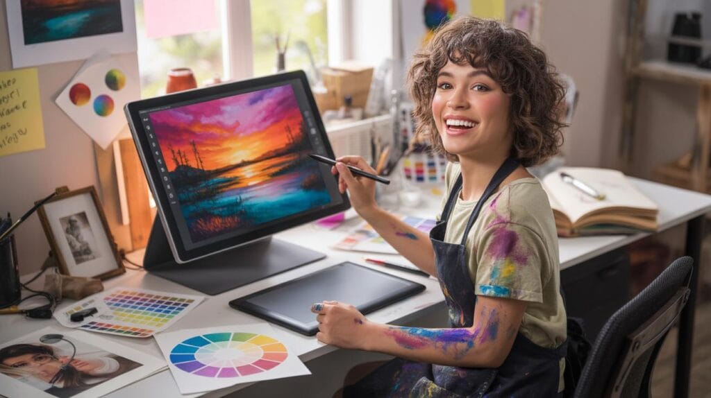 Digital Painting Tutorials For Digital Art Beginner Techniques And Color Theory Art Tips ...